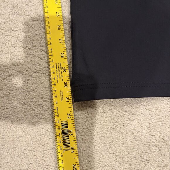NEW prAna $95 BLACK HALLE  STRAIGHT PANT Women SZ 6 Reg Roll Tab Water Repel - Picture 16 of 16